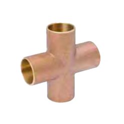 1-1/4" PRESSURE COPPER CROSS