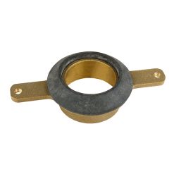BRASS URINAL OUTLET SPUD 2” SWEAT W/ 4-1/4” BOLT HOLE CENTERS