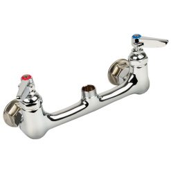 T&S BRASS B-0230-LN 8" BACK MOUNT FAUCET LESS SPOUT