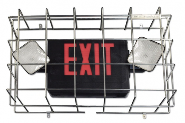 EXIT LIGHT WIRE GUARD 15" X 24" X 5-3/4"