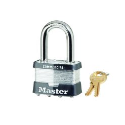 MASTER LOCK M5XKADLHCCSEN / 15KALHW1 PADLOCK KEYED ALIKE W/ 2” SHACKLE AND TWO KEYS