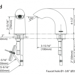 TOTO TELS105#CP ***NLA*** CP SPOUT ASSY STANDARD