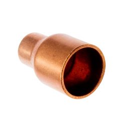 1/4" X 1/8" COPPER RED COUPLING W/STOP