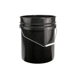 5 GALLON BLACK PLASTIC BUCKET LESS LID