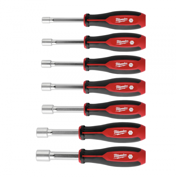 7 PIECE SAE HOLLOW SHAFT NUT DRIVER SET