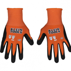 KLEIN TOOLS 60673 XL KNIT DIPPED WORK GLOVES WITH TOUCHSCREEN CAPABLE FINGER TIPS (1PR)