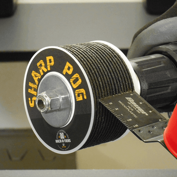 DRILL OPERATED MULTI-TOOL BLADE SHARPENER POG