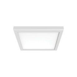 SATCO 62-1779 19.5 WATT WHITE 12” SQUARE SURFACE MOUNT LED BLINK PRO PLUS LIGHT 120/277V CCT SELECTABLE 90 CRI