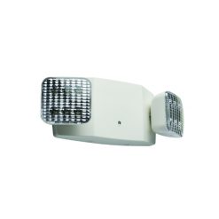 SATCO 67-130 DUAL HEAD EMERGENCY LIGHT WITH BATTERY BACK UP 120/277V UNIVERSAL MOUNTING