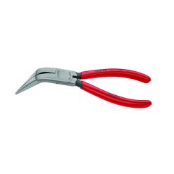 KNIPEX 38 71 200 8” LONG NOSE 70-DEGREE ANGLED PLIERS WITHOUT CUTTER