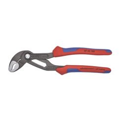 KNIPEX 87 02 180 7-1/4” COBRA V-JAW TONGUE & GROOVE SERRATED PLIERS