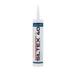 EVERKEM DIVERSIFIED PRODUCTS ST40-10C SILTEX 40 SILICONIZED ACRYLIC LATEX CAULK - CLEAR - 10.1 OZ TUBE