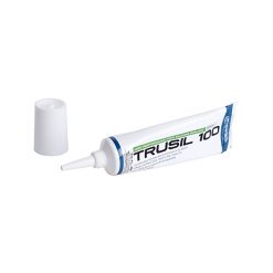 EVERKEM DIVERSIFIED PRODUCTS TS-100-STW TRUSIL-100 100% ACETOXY SILICONE SEALANT - WHITE - 2.8 OZ TUBE