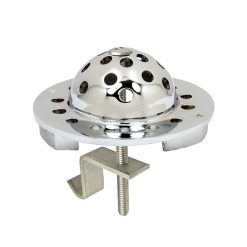 Tub Drain Strainer Domed Hole Pattern 1.75 Chrome-Plate Steel Package Of 5