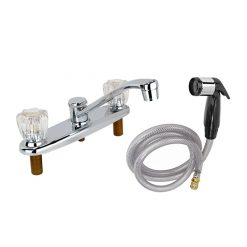 CP BRASS WASHERLESS KITCHEN FAUCET W/ SPRAY