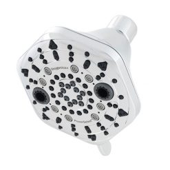OXYGENICS 87122 POWERSELECT FIXED 1.75 GPM 7 FUNCTION SHOWER HEAD